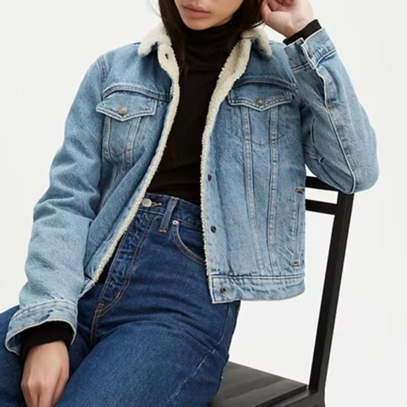 Levi's Original Sherpa Trucker Jacket - Picture 4 of 4